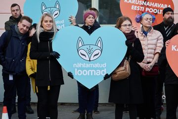 The bill to ban fur farming passed the first reading in the Estonian parliament
